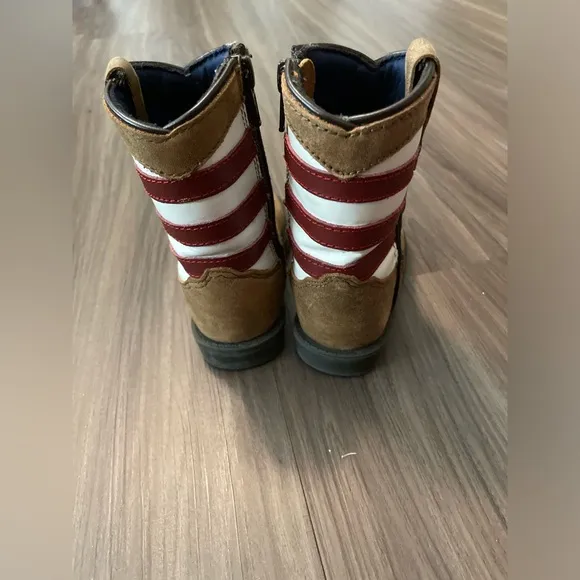 Cody James Toddler Boys' USA Flag Western Boots size 6C