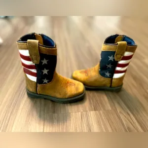 Cody James Toddler Boys' USA Flag Western Boots size 6C
