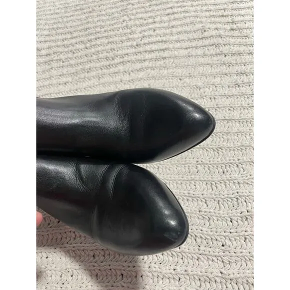 Cole Haan Ankle Boots Women's Size 8 B Made in Brazil Leather R10 D32375 Black