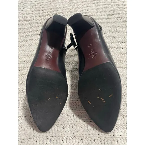 Cole Haan Ankle Boots Women's Size 8 B Made in Brazil Leather R10 D32375 Black