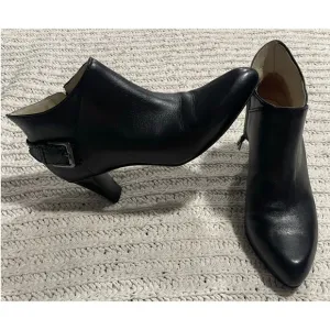 Cole Haan Ankle Boots Women's Size 8 B Made in Brazil Leather R10 D32375 Black