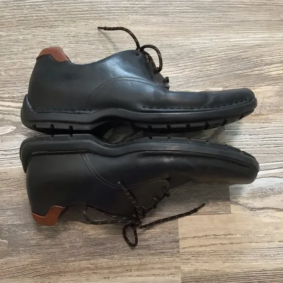 Cole Haan Black Zeno Oxford Lace Up Casual Shoe 10