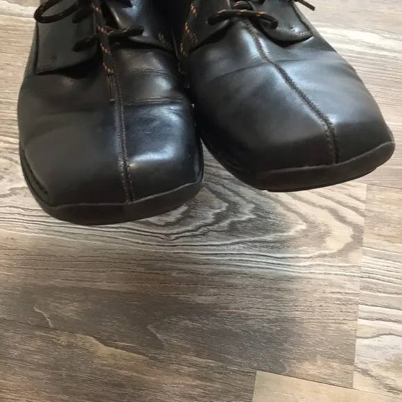 Cole Haan Black Zeno Oxford Lace Up Casual Shoe 10