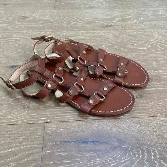 Cole Haan Gladiator Leather Sandals D41729 Brown Women’s Size 8.5