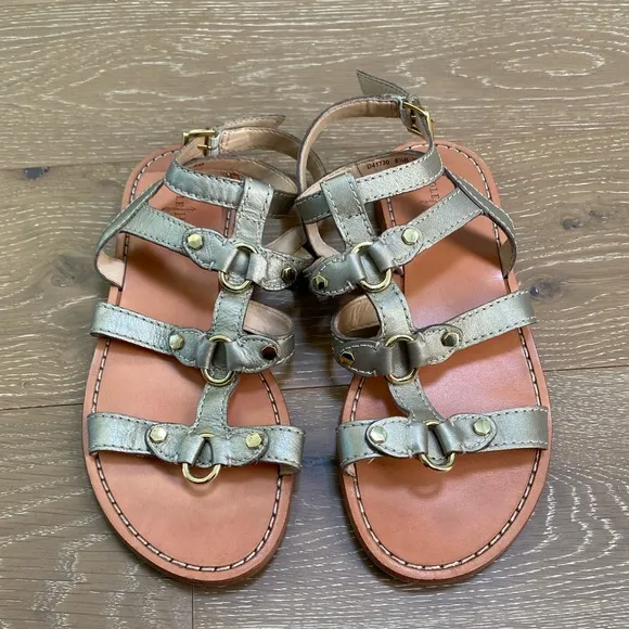 Cole Haan Gladiator Leather Sandals D41730 Gold Women’s Size 8.5