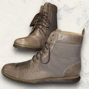 Cole Haan Grand OS Casual Leather Boots Grandsprint Mens Size 12M C13629