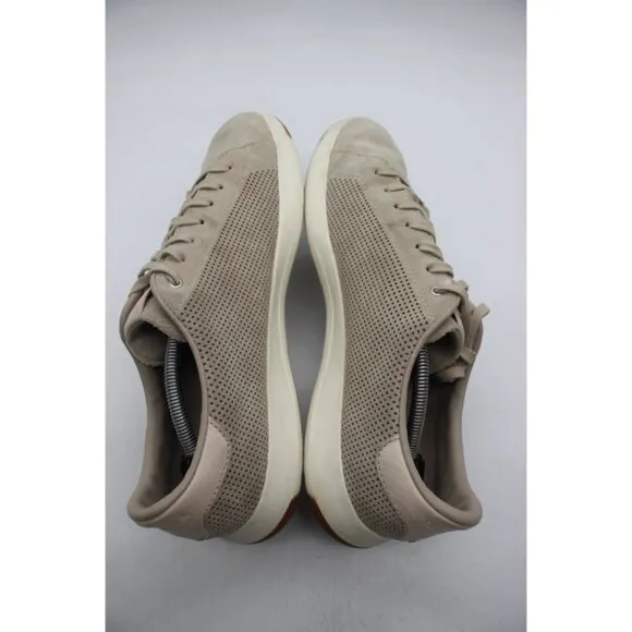 Cole Haan Grand ProMen's Size 13 M Beige Suede Casual Tennis Shoes Sneakers