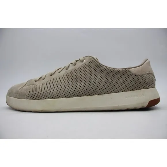 Cole Haan Grand ProMen's Size 13 M Beige Suede Casual Tennis Shoes Sneakers