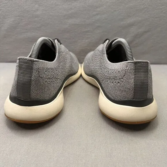 Cole Haan Grand Troy Mens Size 9 (M) Wingtip Oxford Cool Gray Knit Casual Dress