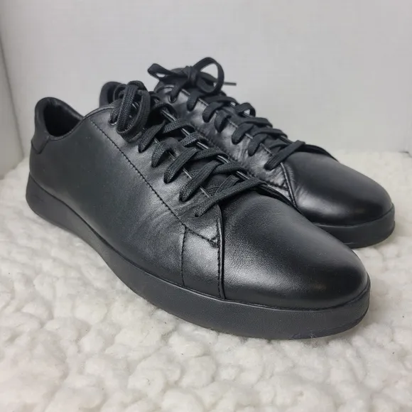 Cole Haan GrandPro Shoes Sneakers Mens Size 13 Black Leather Casual Lace Up