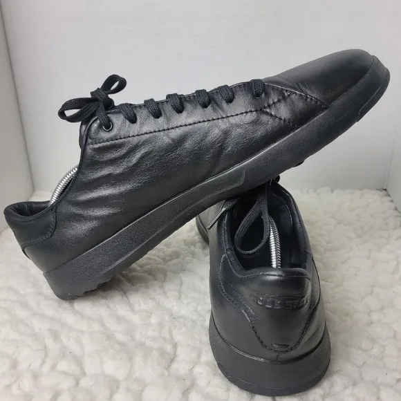 Cole Haan GrandPro Shoes Sneakers Mens Size 13 Black Leather Casual Lace Up
