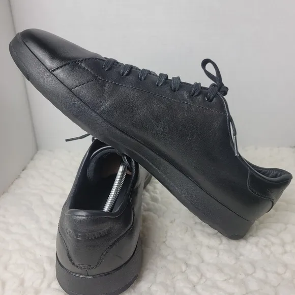 Cole Haan GrandPro Shoes Sneakers Mens Size 13 Black Leather Casual Lace Up