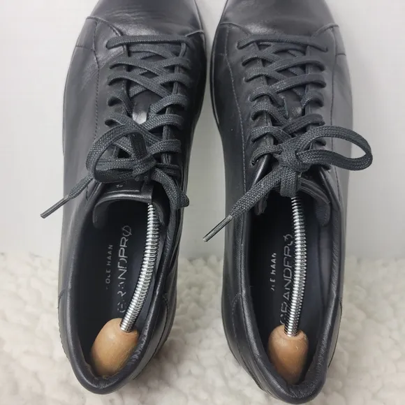 Cole Haan GrandPro Shoes Sneakers Mens Size 13 Black Leather Casual Lace Up