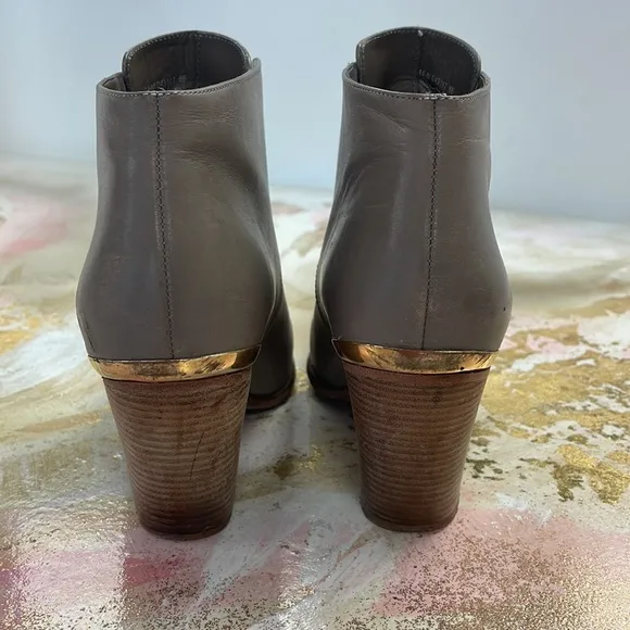 Cole Haan Hayden gray ankle boots bootie 8