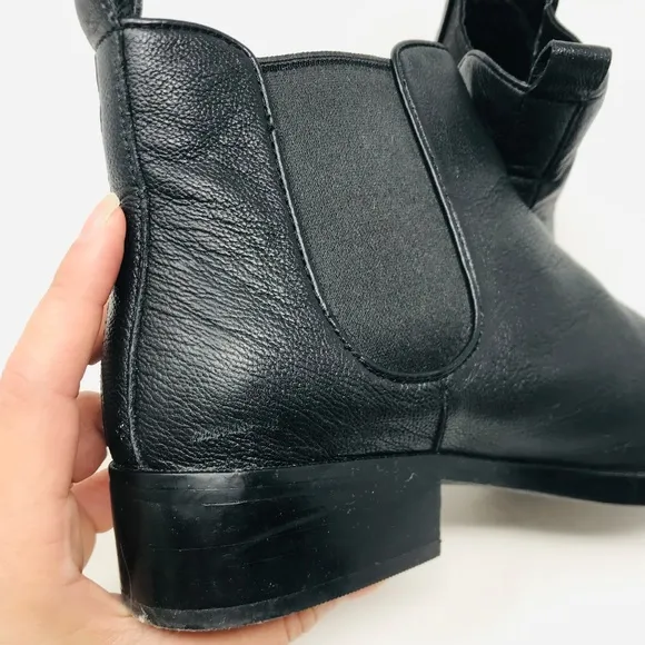 Cole Haan Leather Chelsea Ankle Boots Black Size 7.5