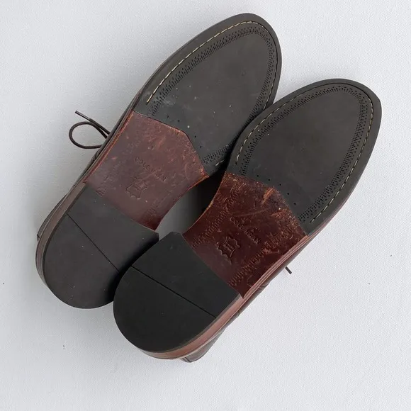 Cole Haan Leather Chukka Boots Dress Casual Lace Up Brown Mens Size 9.5M