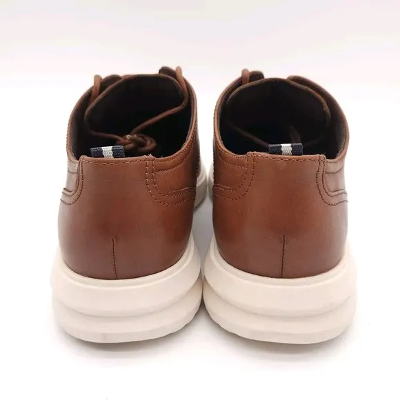Cole Haan Mens 11.5 Grand  Wingtip Oxford British Tan Dress Casual Shoes Lace Up