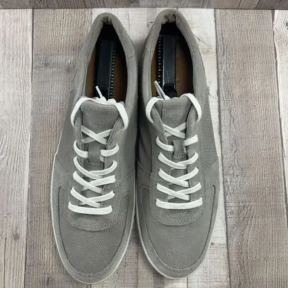 Cole Haan Men's 12 Trafton Heritage Suede Casual Sneaker Shoes Low Gray C22745
