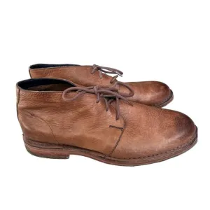 Cole Haan Men's Glenn Chukka Brown Distressed Soft Leather Boots, Size 9M