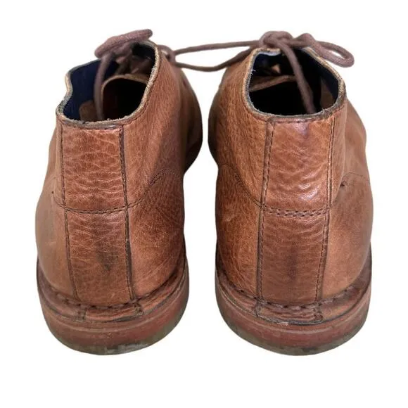 Cole Haan Men's Glenn Chukka Brown Distressed Soft Leather Boots, Size 9M