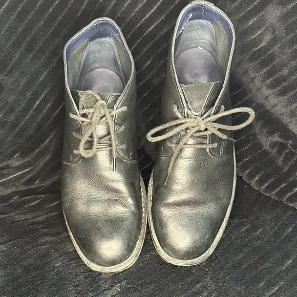 Cole Haan Men’s Leather Oxford Style Shoes Black size 9 Used