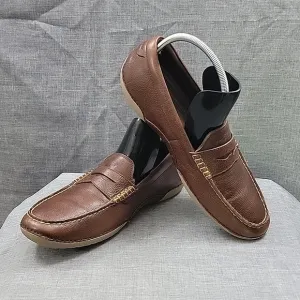 Cole Haan Motogrand Men's Size 11.5M Brown Leather Penny Driving Loafers Shoes