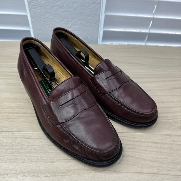 Cole Haan Shoes Mens Size 9M Brown Leather Country Penny‎ Loafers Dressy Slip On