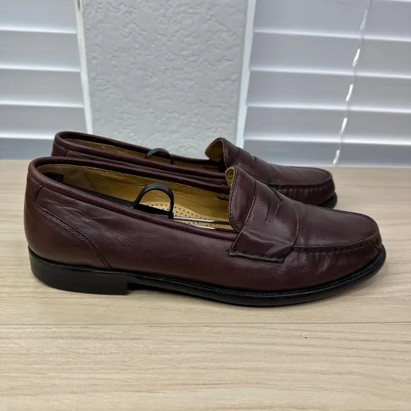 Cole Haan Shoes Mens Size 9M Brown Leather Country Penny‎ Loafers Dressy Slip On