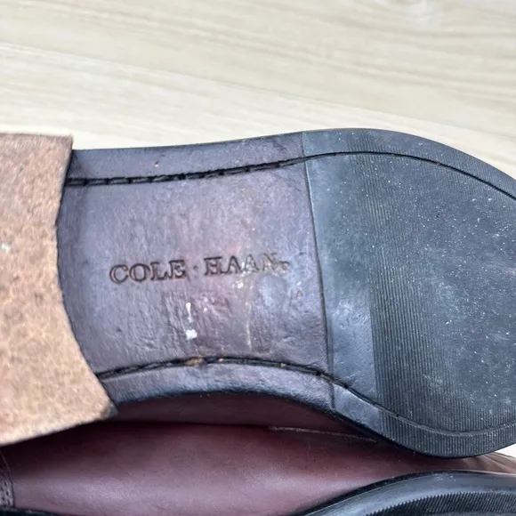 Cole Haan Shoes Mens Size 9M Brown Leather Country Penny‎ Loafers Dressy Slip On