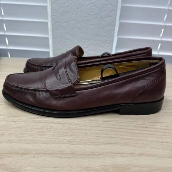 Cole Haan Shoes Mens Size 9M Brown Leather Country Penny‎ Loafers Dressy Slip On