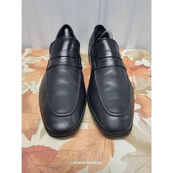 Cole Haan Warner Grand Penny Loafer Black Loafers Shoes C29037 Men's Size 9.5 M