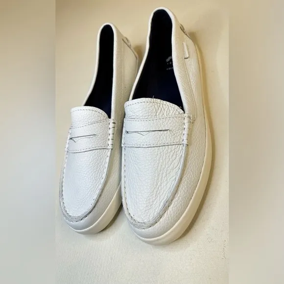 Cole Haan White Nantucket Penny Loafer Size 10.5
