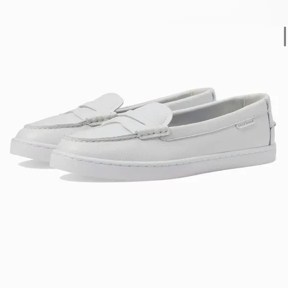 Cole Haan White Nantucket Penny Loafer Size 10.5
