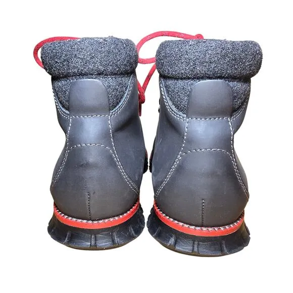 Cole Haan Zerogrand Hiker Boots C29486 Magnet Leather Men's Size 8 Womens 9.5