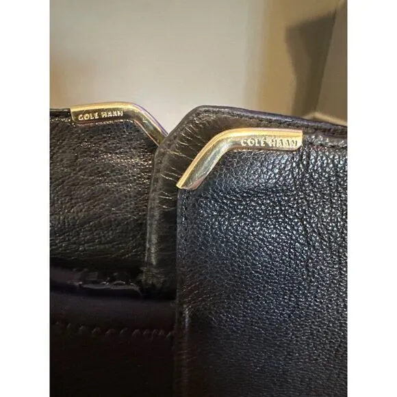 Cole Hann Black Leather Dutchess Boots Size 7.5