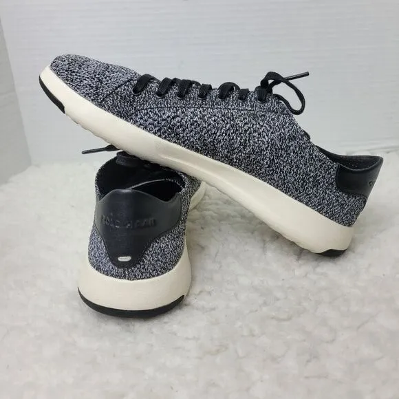 Cole Haan Grand Pro Tennis Shoes Mens Size 8 Black Stichlite Casual C29119