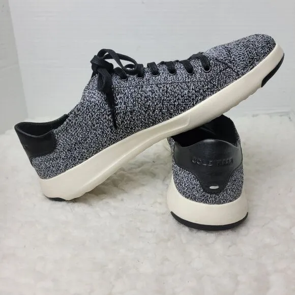 Cole Haan Grand Pro Tennis Shoes Mens Size 8 Black Stichlite Casual C29119