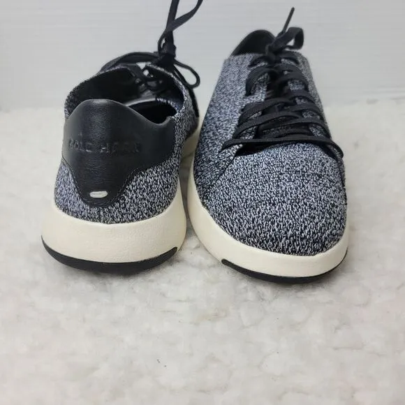 Cole Haan Grand Pro Tennis Shoes Mens Size 8 Black Stichlite Casual C29119