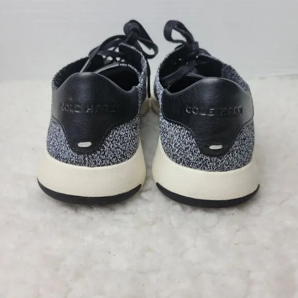 Cole Haan Grand Pro Tennis Shoes Mens Size 8 Black Stichlite Casual C29119