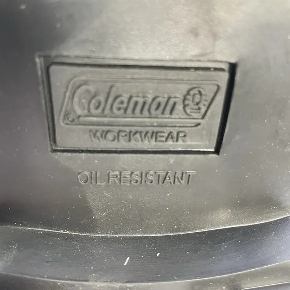 Coleman Workwear Waterproof Oil Resistant Work Black Boots Size 12 Men NWT New