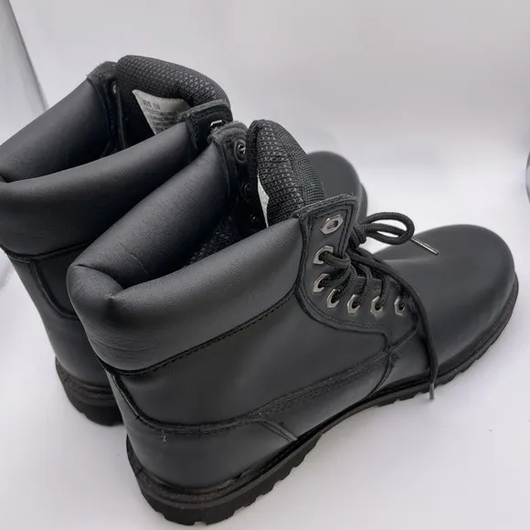Coleman Workwear Waterproof Oil Resistant Work Black Boots Size 12 Men NWT New