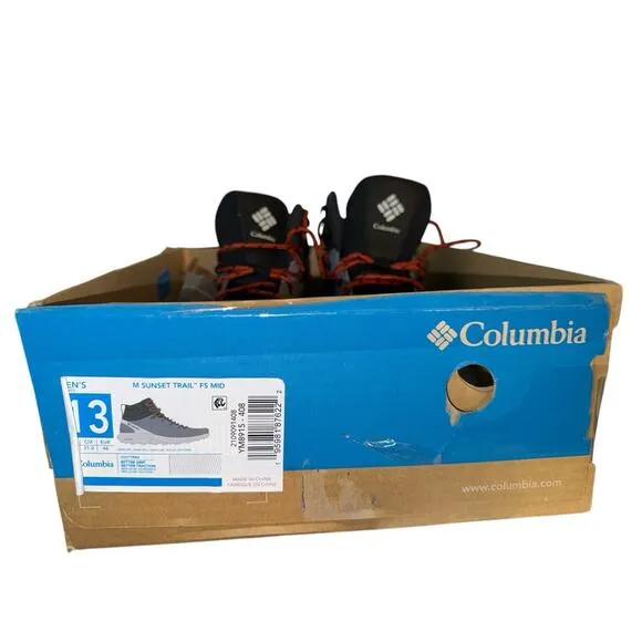 Columbia M Sunset Trail FS MID Gray Men's Size 13 Extra Shoe Laces NEW