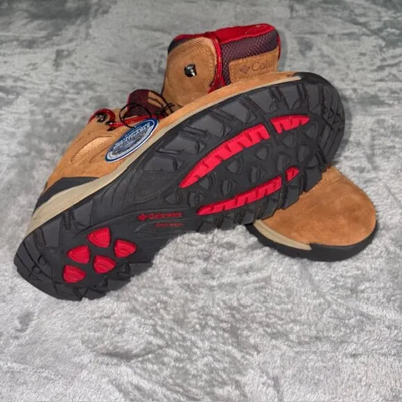 Columbia Newton Ridge Women’s Size 9 Waterproof Hiking Boots OmniGrip Brown NEW!