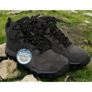 COLUMBIA Waterproof Hiking Boots Newton Ridge Plus II BM2812-011 Mens 8 Womens 9