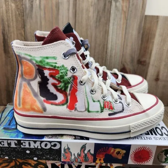 Come Tees x Converse Chuck 70 Hi Womens Realms Realities Athletic Shoes