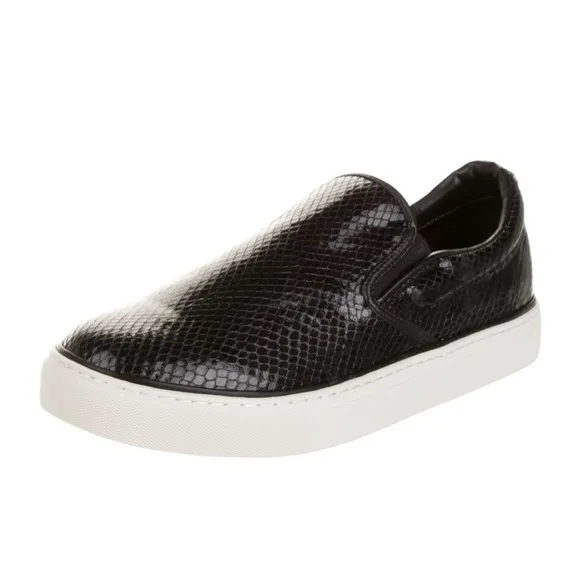 Comme des Garçon Embossed Sneakers Slip-On Shoes, Black/White Size 11 New in Box