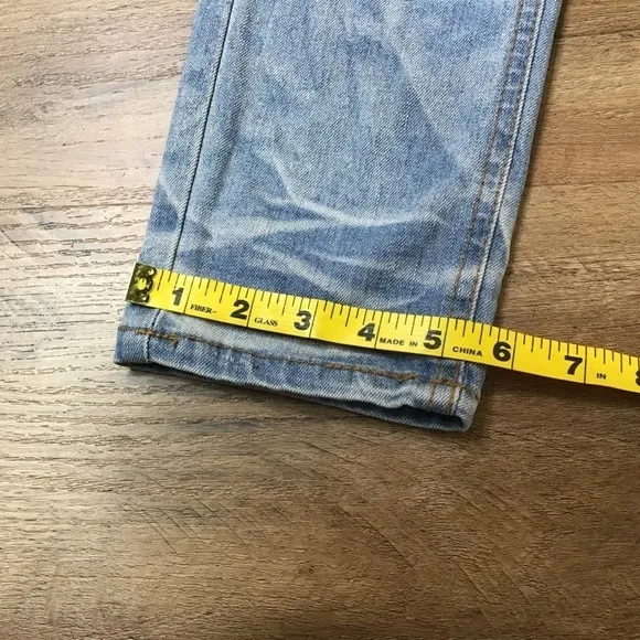 Concert Club Lolita Jeans Size 25 Import Korea Denim Asia Distress Skinny Blue