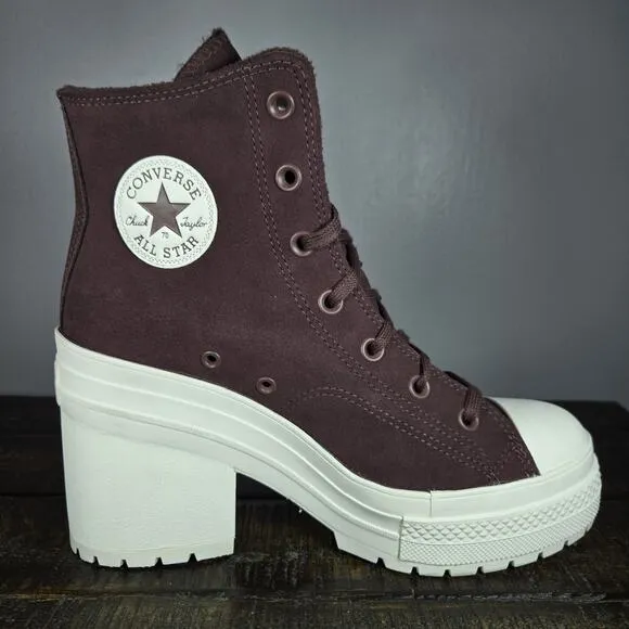 Converse Chuck 70 De Luxe Womens Size 9.5 Heeled Shoes Boots Brown Earth A06782C