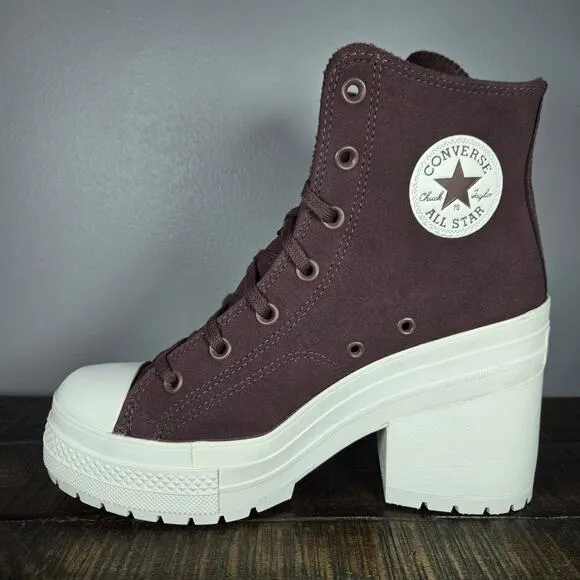 Converse Chuck 70 De Luxe Womens Size 9.5 Heeled Shoes Boots Brown Earth A06782C