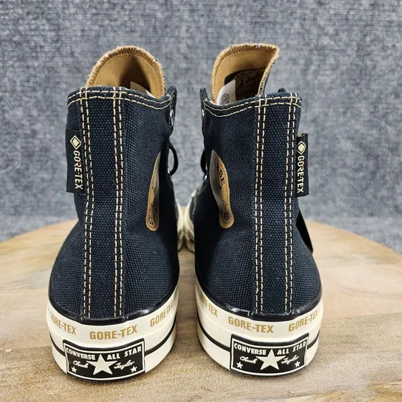 Converse Chuck 70 Gore-Tex Hi Womens Size 10 Black Toadstool Tan Shoes A08565C